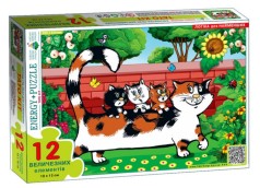 Игра-пазл 12 Папа Кот ТМ Энегрия+
