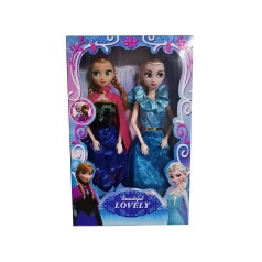 Лялька Frozen 2 ляльки, шарнірні, в коробці 20,5*4,5*32 см