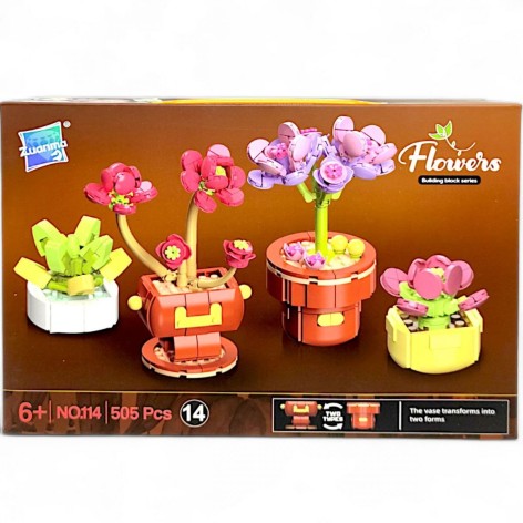 Конструктор "Flowers. Суккуленты" (505 дет)