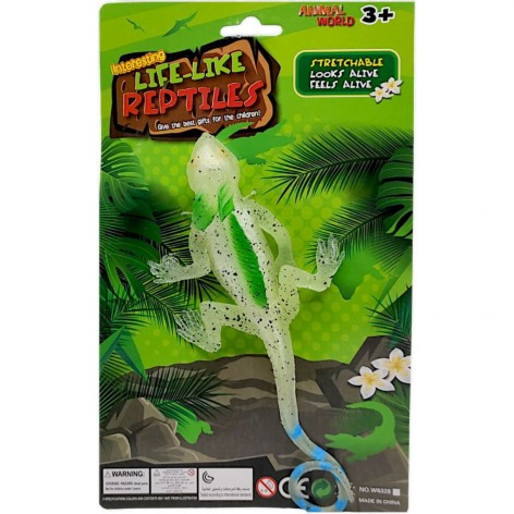 Антистрес тягучка (30 см), Рептилія прозрачна