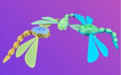 3D іграшка Бабка 18см рухає крилами