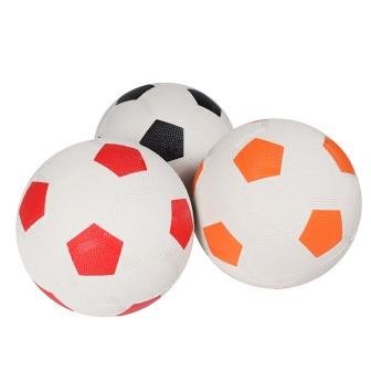 Мяч резиновый футбольный BT-FB-0240 асфальт 330г 3 цвета