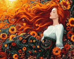 Картина по номерам – Цветы осени 40х50 см.