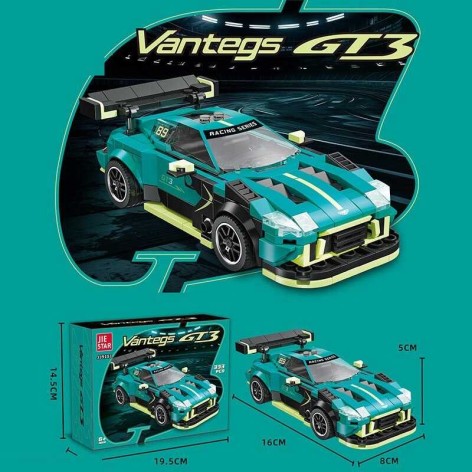 Конструктор “Машинка”, 333 деталі, в кор. 20*15*6см /36/