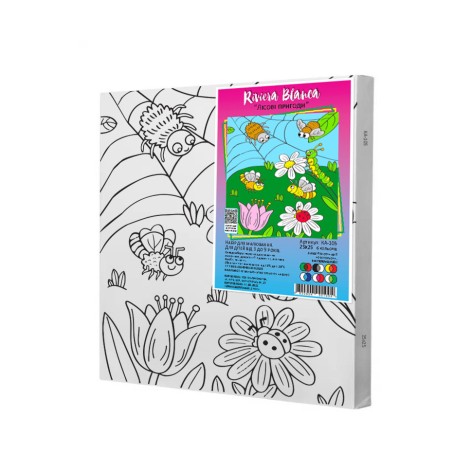 Набір для розпису по контурах Riviera Blanca "Лісові пригоди" 25x25 см (КА-105)