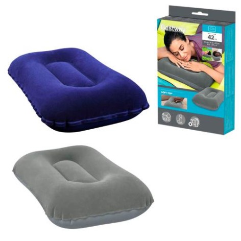 Велюр-подушка надувна, BW, 42-26-10см, 2 кольори 