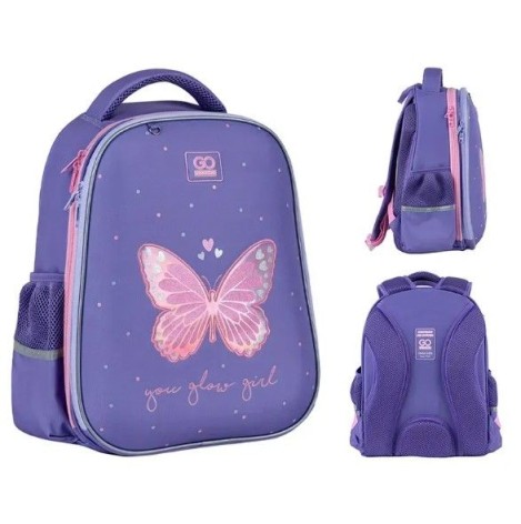Рюкзак GoPack Education полукаркасный 165M Glowing