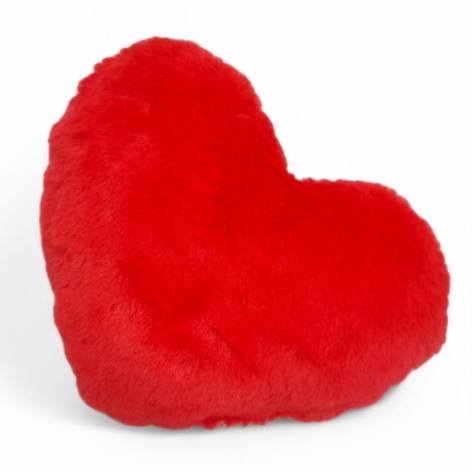 Іграшка м'яка, хутро, «СЕРЦЕ» розмір S (20x7x14 см)
