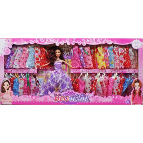 Кукла с гардеробом 