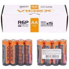 R6P Батарейки Videx AA, солевые (4331)