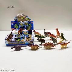 Динозавры пластиковые 12 шт. в коробке 27,5*22*7 см