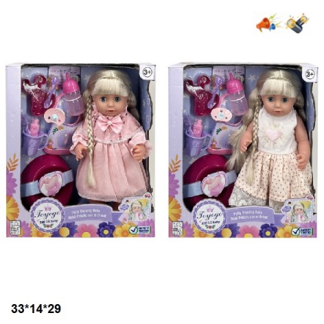 Кукла 35см інтерактивна з аксес.кліпає,горщик 2в.кор.33*14*29 