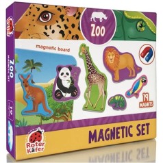 Набор магнитов с доской "Zoo"