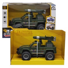 Машинка пікап інерційна, з ракетницею