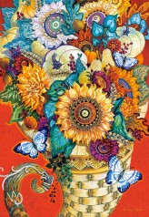 Пазлы Castorland 1500 "Живопись. Цветы" 68*47