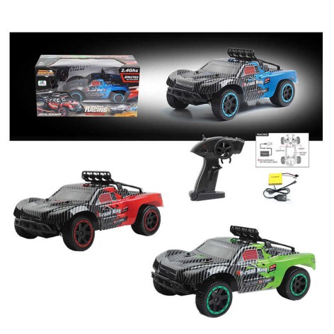Радіокерована машинка 3 кольори, акумулятор 4.8 V, керування 2.4 GHz, в коробці