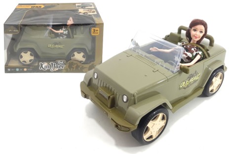 Машина для куклы военная в кор. 36*19*20см 