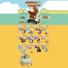Конструктор, “Тварини”, в кор.  /40/480/12шт в кор. 48+дет. 12*8*5см.