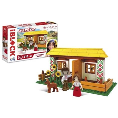 Дитячий конструктор Kids Hits "Мавка Українська хата" 213 деталей (PL-921-521)