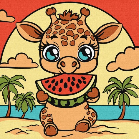 Картина за номерами для дітей Ideyka 