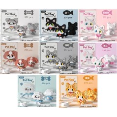 Конструктор тварина, 8 видів, в кор-ці, 8-11,5-4,5см 