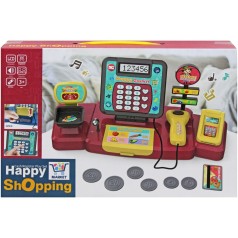 Касовий апарат, кошик з продуктами, у коробці