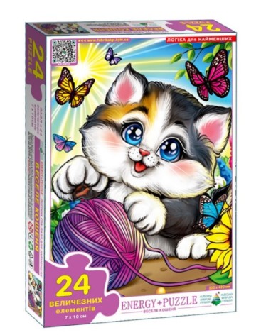 Игра-пазл 24 Веселый котенок ТМ Энергия+