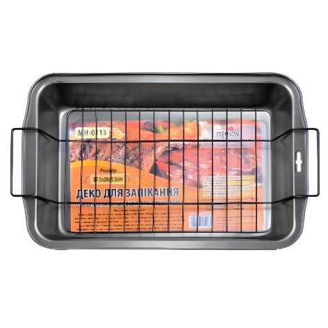 Деко для запікання з решіткою 37.5*26*5.5см МН-0113 /20/
