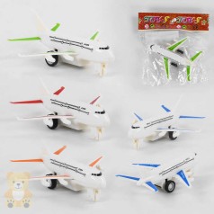 Іграшковий літак 4 кольори 14x11,5 см (600-2)