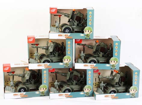 УЦЕНКА 30% Пушка озвучена, со светом, стреляет, в коробке 27*15,7*17,7см 