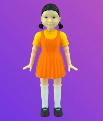 3D игрушка герой игра в кальмара Му Гун Хва 10см