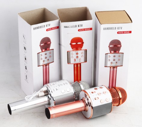 УЦЕНКА 30% Беспроводной караоке Микрофон bluetooth 858