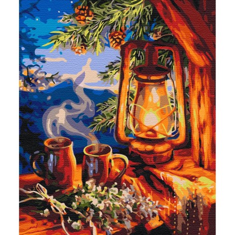 Картина за номерами: Казковий ліхтар