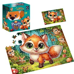 Пазли з мʼякою іграшкою 