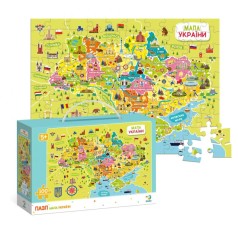 Пазл DoDo Toys Карта України українською мовою 100 елементів (300109)