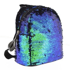 Рюкзак молодежный "Yes" с пайетками "Green Sequins"