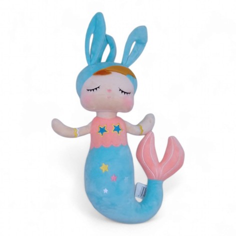 М'яка лялька Metoo "Русалонька зайчик" блакитна 34 см (1623-1)