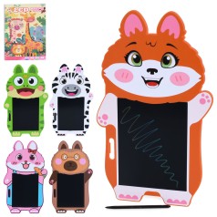 Планшет LCD 8 дюймов, животное, 20,5-33,5см, цветной, микс видов, бат(табл), в кор-ке, 21-34,5-1см /48/