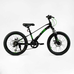 Дитячий спортивний велосипед 20" дюймів Corso «F35» магнієва рама, Shimano Revoshift 7 швидкостей, зібраний на 75% /1/