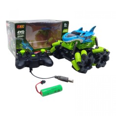 Машинка на радиоуправлении Вездеход-монстр-трюкач Голубой