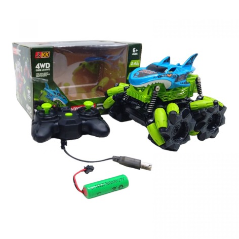 Машинка на радиоуправлении Вездеход-монстр-трюкач Голубой