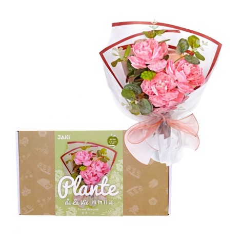 Конструктор “Букет квітів”, штучні квіти, стрічка, флористична плівка, в коробці