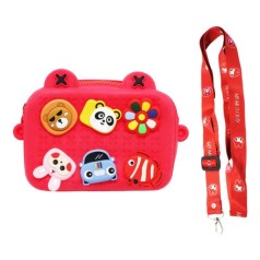 Силіконова сумочка, червона