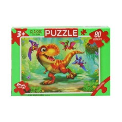 Пазли Казка, 80 ел тиранозаврик