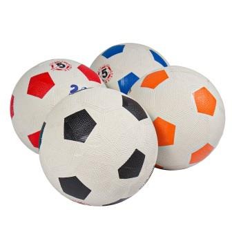 М'яч футбольний BT-FB-0242 гумовий асфальт 320г 4 кольори