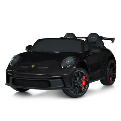 Дитяча машина на пульті M 6111EBLRS-2(24V) (1шт) р/к 2,4G, 2мотори320W, 1акум24V10AH, EVA, USB, SD, BLUETOOTH, MP3, шкіра, світло, музика, фарб.чорний