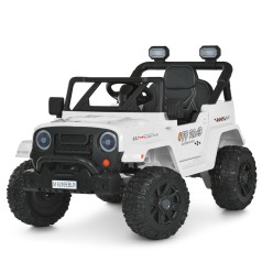 Джип M 6289EBLR-1 (1шт) 2,4G р/к, 1*12V7AH, 2*45W, EVA, BLUETOOTH, музика, світло, шкіра, білий