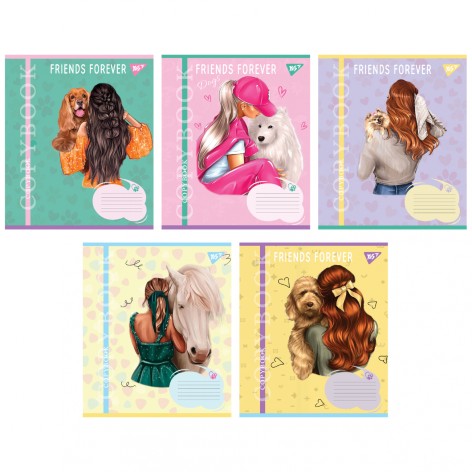 А5/24 кл. Yes Friends forever, тетрадь учащихся. 20 шт в уп. //