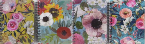 Блокнот на спіралі А5/80арк. тверда обкладинка 