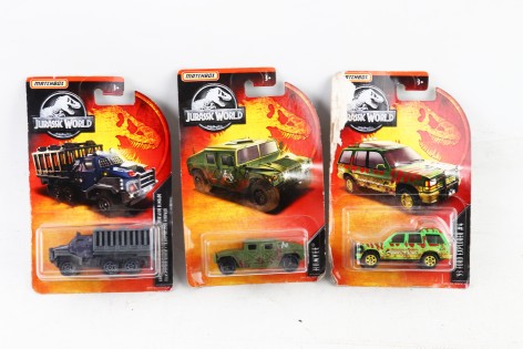 УЦЕНКА 40% Транспорт Matchbox FMW90 Jurassic World метал.16в.лист 17*4*11 /240/